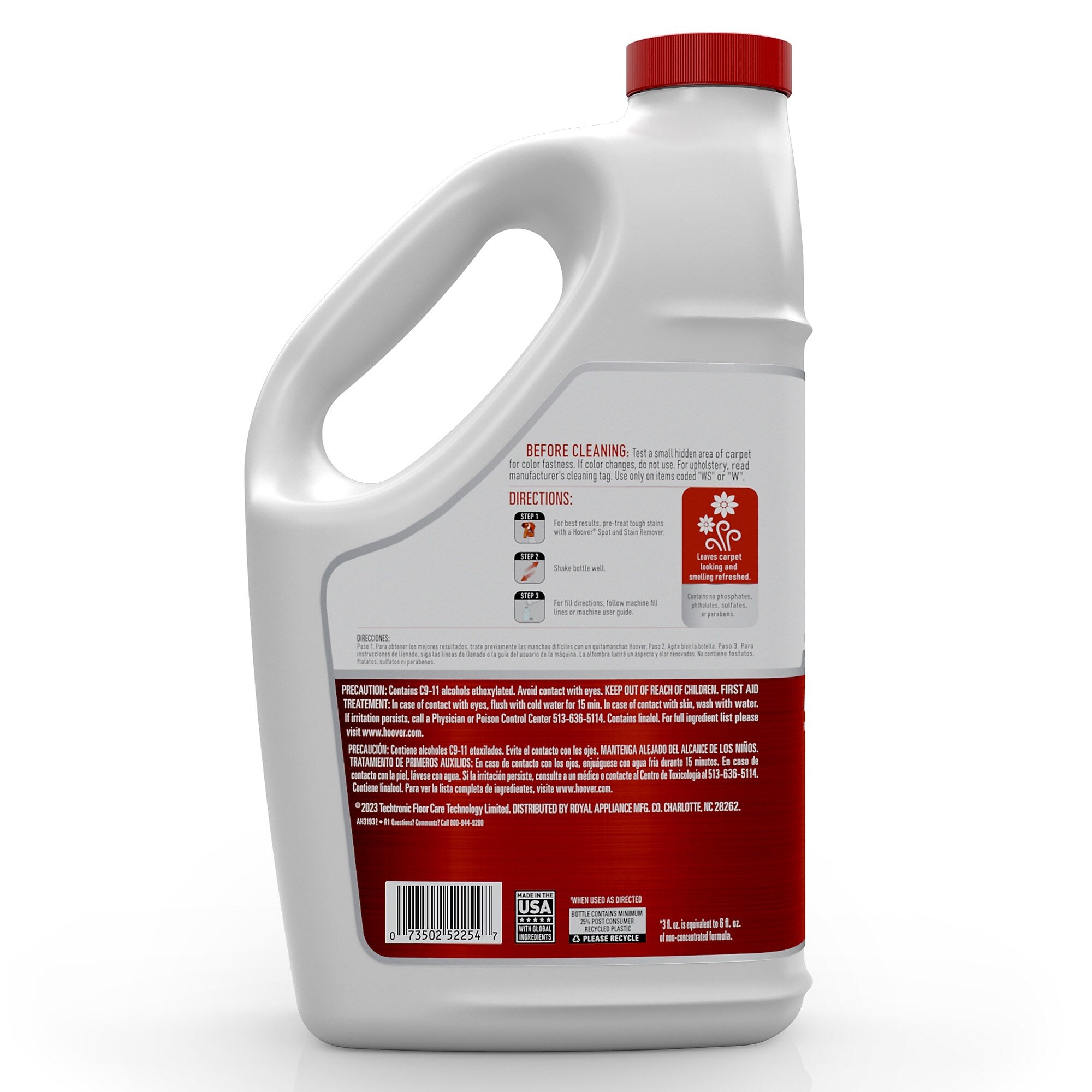 Hoover Everyday Carpet Cleaning Solution, Liquid, Fresh Air Scent, 128 oz. (AH31932)