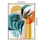 Amanti Art Summer Tropics by Ishita Banerjee Framed Canvas Wall Art Print, 32" x 42" (A42677747808)