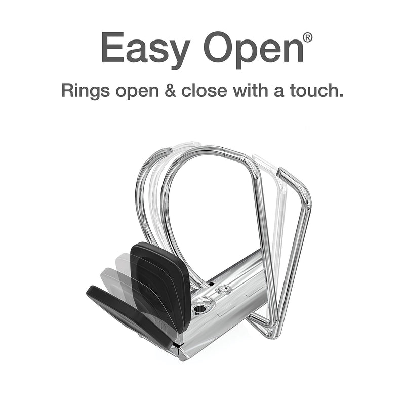 Cardinal Premier Heavy Duty 2" 3-Ring View Binders, D-Ring, White (10320)