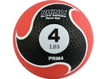 Champion Sports RHINO Elite Red/Black Medicine Ball, 4 Lbs. (PRM4)