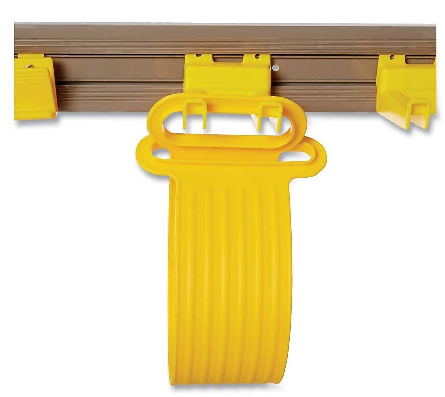 Rubbermaid Closet Organizer Tool Holder, 34"W x 3.25"D x 4.25"H, Gray (RCP199300GY)
