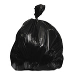 Linear Low Density Can Liners with AccuFit Sizing, 16 gal, 1 mil, 24" x 32", Black, Flat Pack, 250/Carton