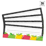 Creative Teaching Press Apple Time School Name Plates, 9.5" x 3.25", 36/Pack, 3 Packs/Bundle (CTP11029-3)