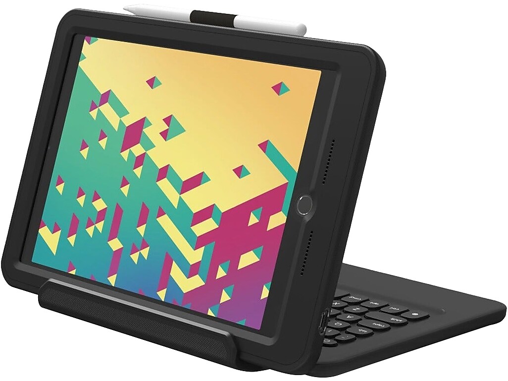 Zagg Rugged Pro Connect 10.2" Case and Keyboard for iPad Gen 9/Gen 8/Gen 7, Black (103109019)