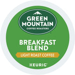 Green Mountain Breakfast Blend Coffee Keurig® K-Cup® Pods, Light Roast, 96/Carton (6520)