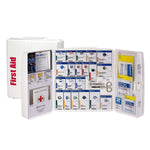 SmartCompliance Plastic First Aid Cabinet, ANSI Class A, 50 People, 242 Pieces (90608)