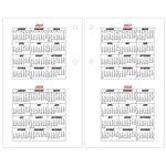 2026 AT-A-GLANCE Burkhart's Day Counter 7.5" x 4.5" Daily Calendar Refill Pages, White/Black (E712-50-26)
