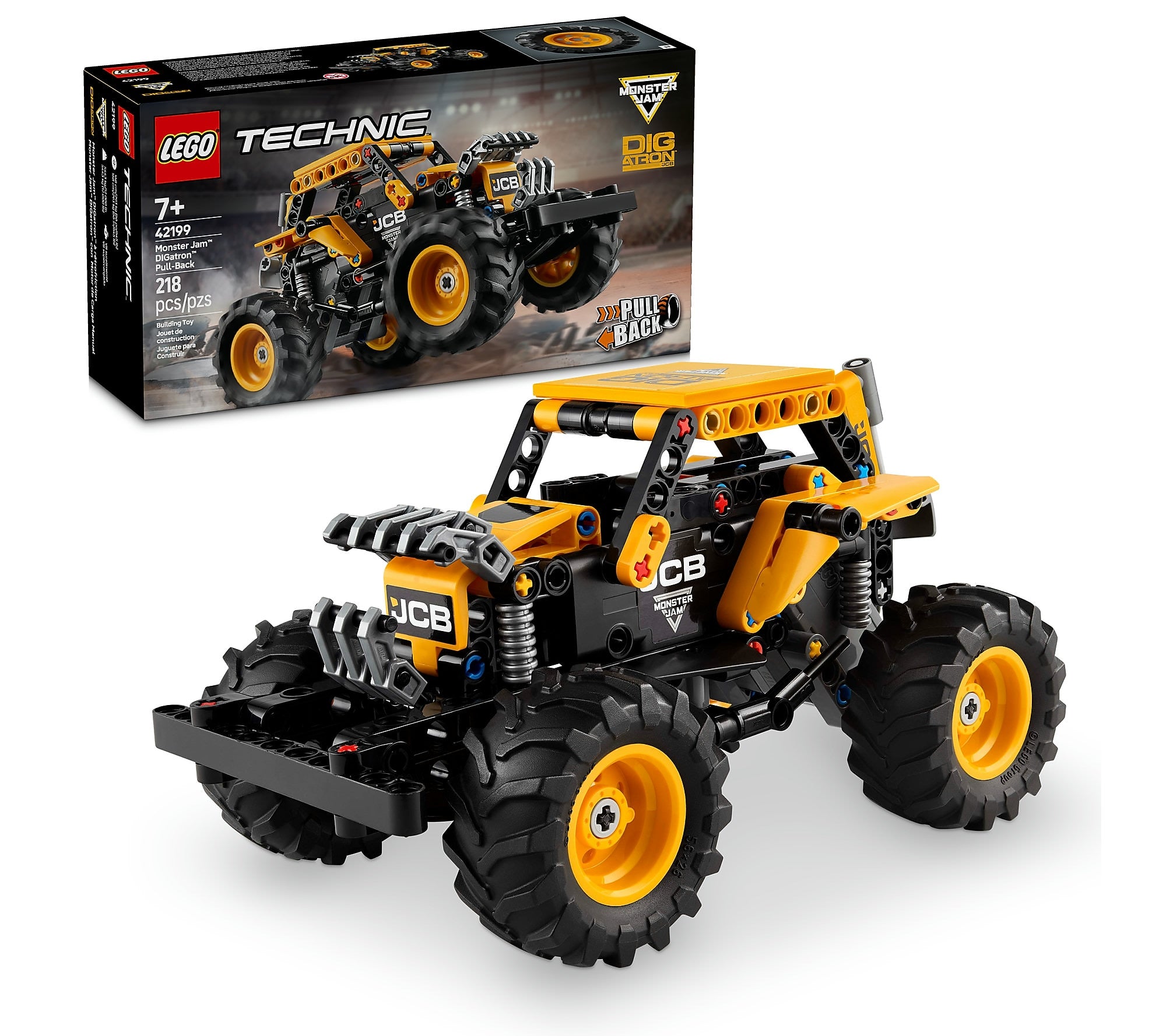 LEGO Technic Monster Jam DIGatron Pull-Back, 218 Pieces (42199)