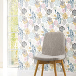 York Wallcoverings Perennial Blooms Peel and Stick Wallpaper (RMK11328WP)