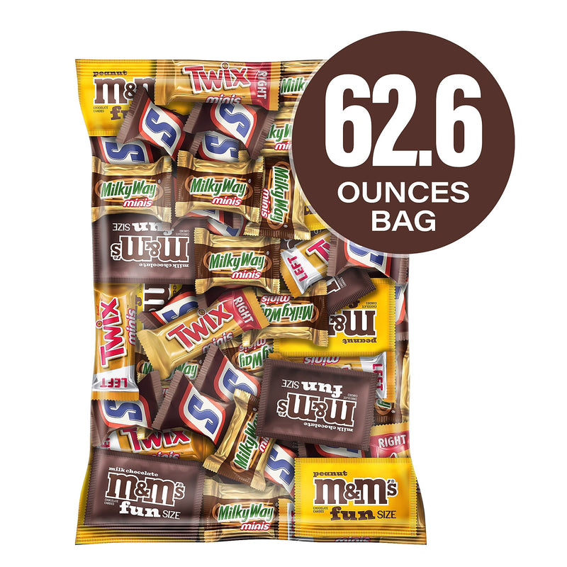 Mars Minis Assorted Milk Chocolate Favorites Variety Bag, 62.6 oz. (220-00016)