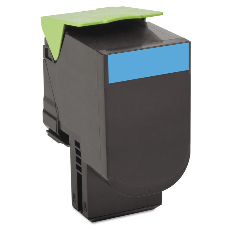80c1xc0 Return Program Toner, 4,000 Page-Yield, Cyan