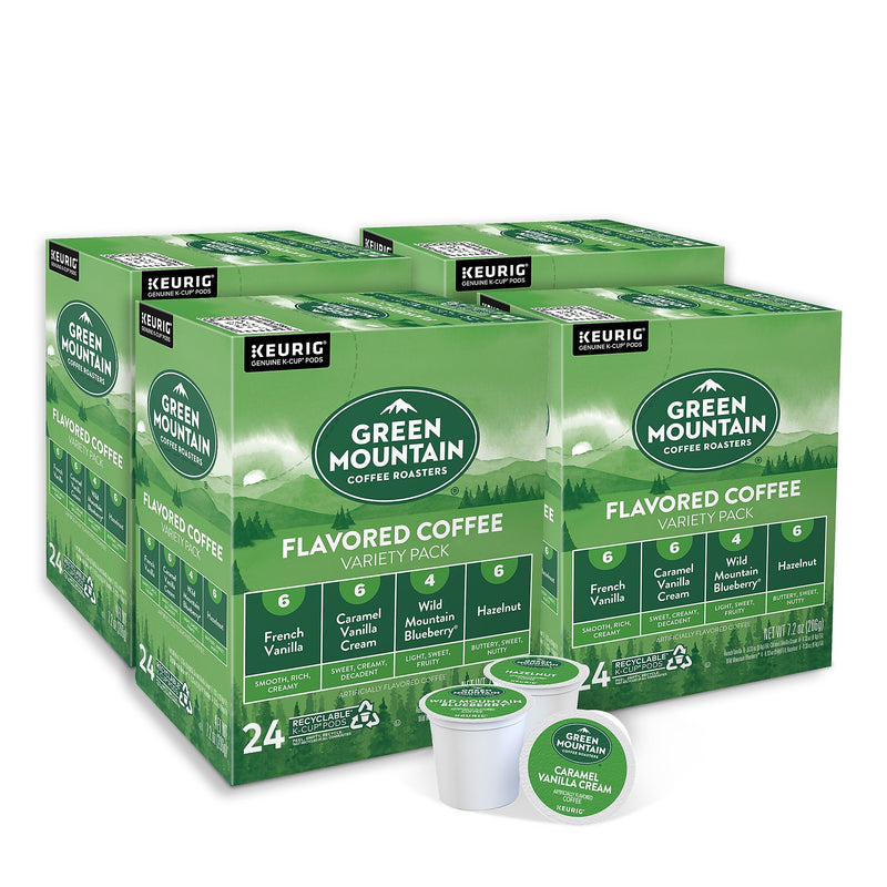 Green Mountain Variety Pack Coffee Keurig® K-Cup® Pods, Light Roast, 96/Carton (GMT6502CT)