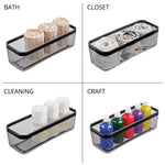 mDesign Steel Organizer, Matte Black (25960)