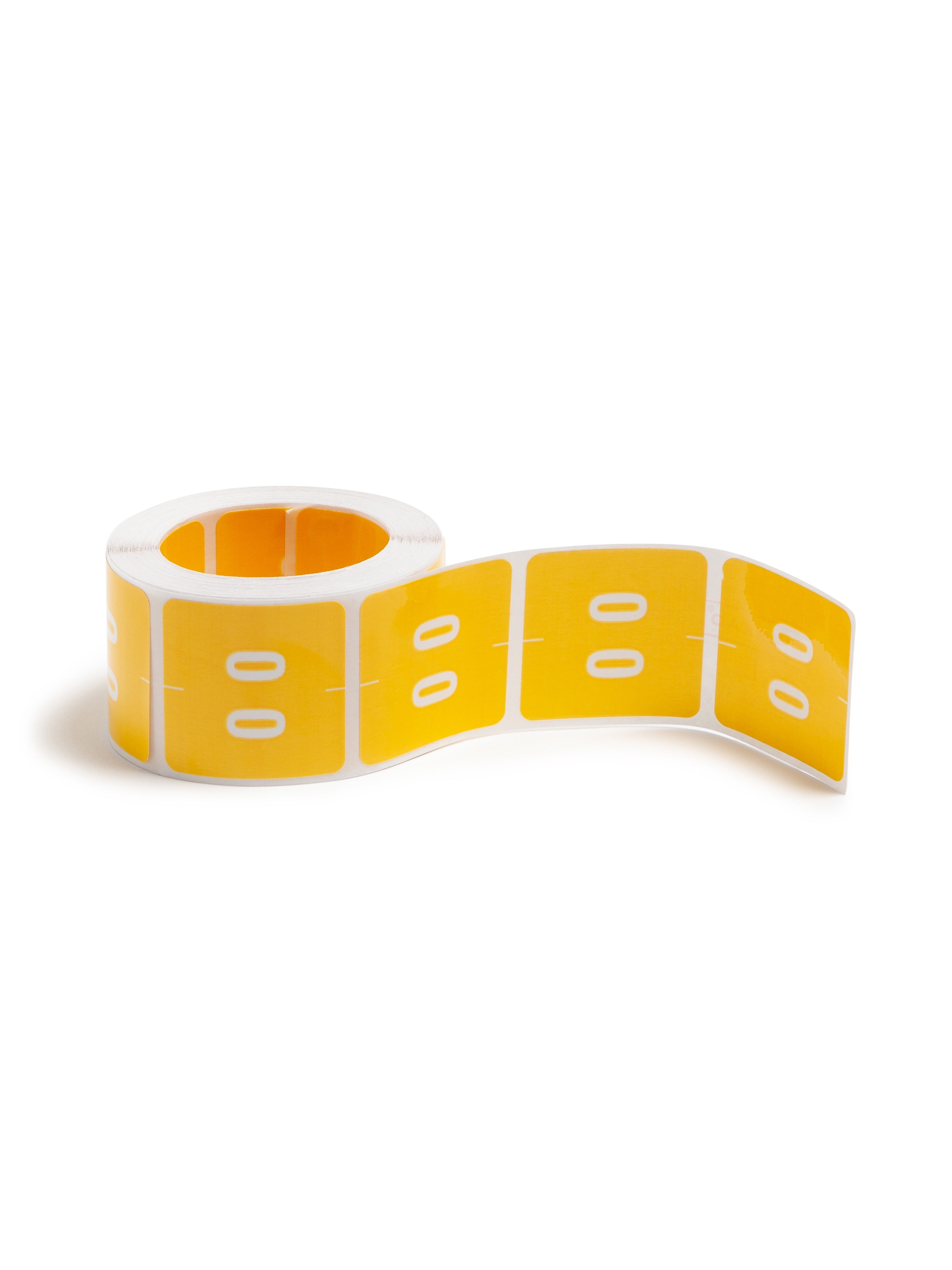 Smead DCC Labels File Folder Label, 0, Yellow, 250 Labels/Pack (67420)