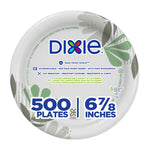 Dixie Pathways 6.8" Paper Plates, Multicolored, 500/Carton (UX7WS)