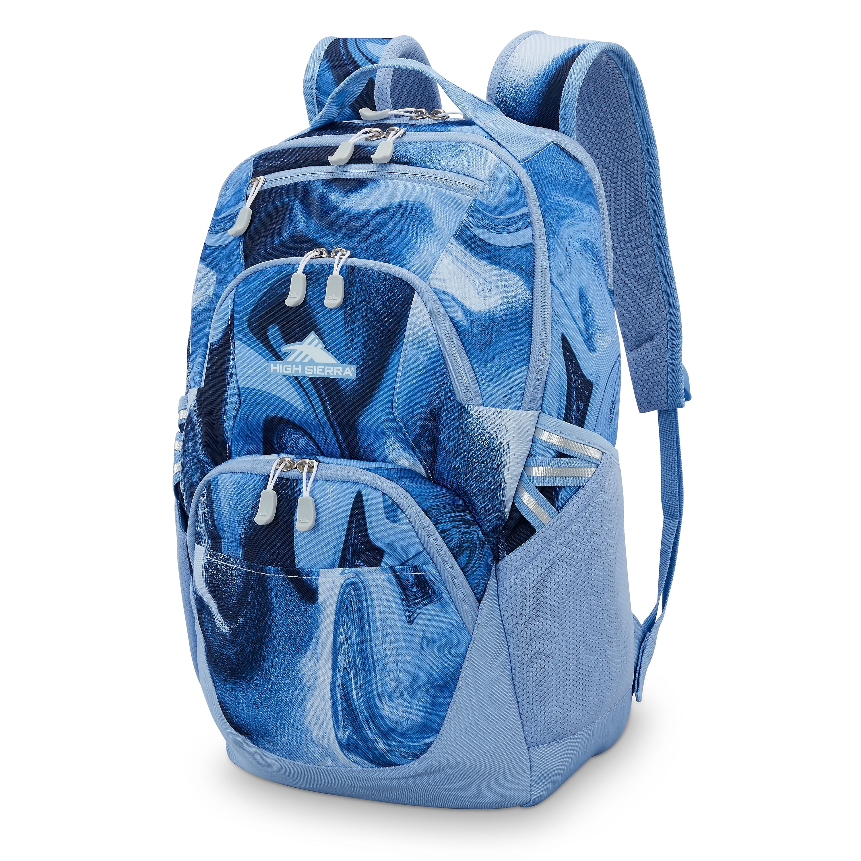 High Sierra Swoop SG Backpack, Medium, Blue Marble Swirl (130360-A625)