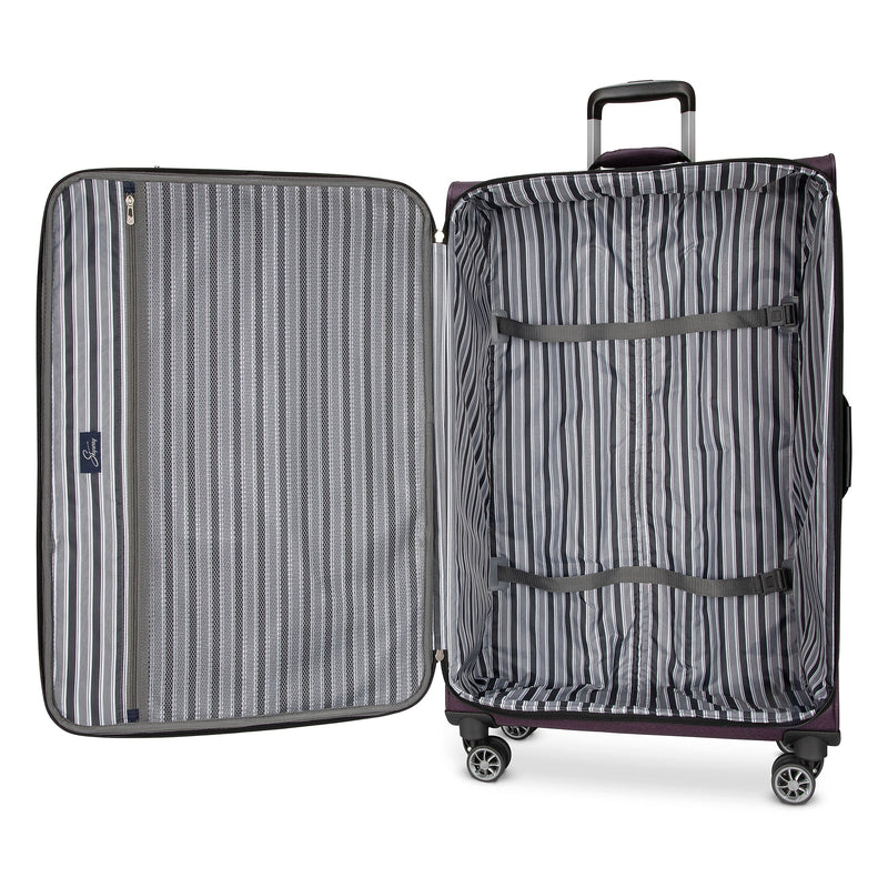 Skyway Luggage Epic 28" Suitcase, 8-Wheeled Spinner, Plum (450-28"555-4VP)