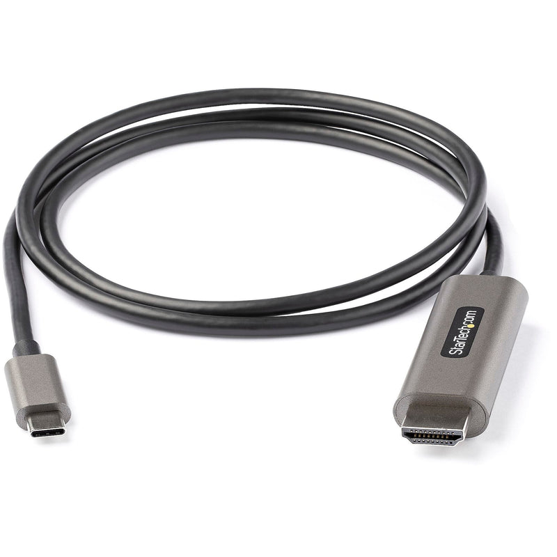 StarTech.com 3.3ft USB-C to HDMI Cable Adapter, 4K 60Hz Audio/Video Cord, Male to Male, Black (CDP2HDMM1MH)