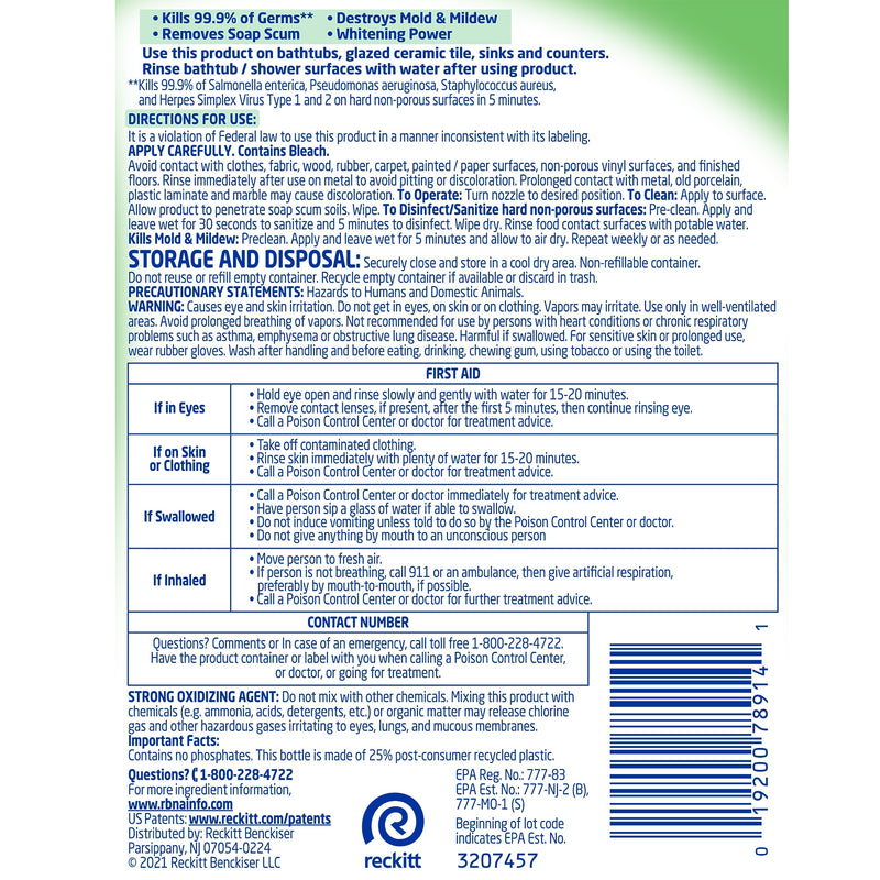 Lysol Multi-Purpose Cleaner Plus Bleach, Chlorine Scent, 32 oz. (1920078914)