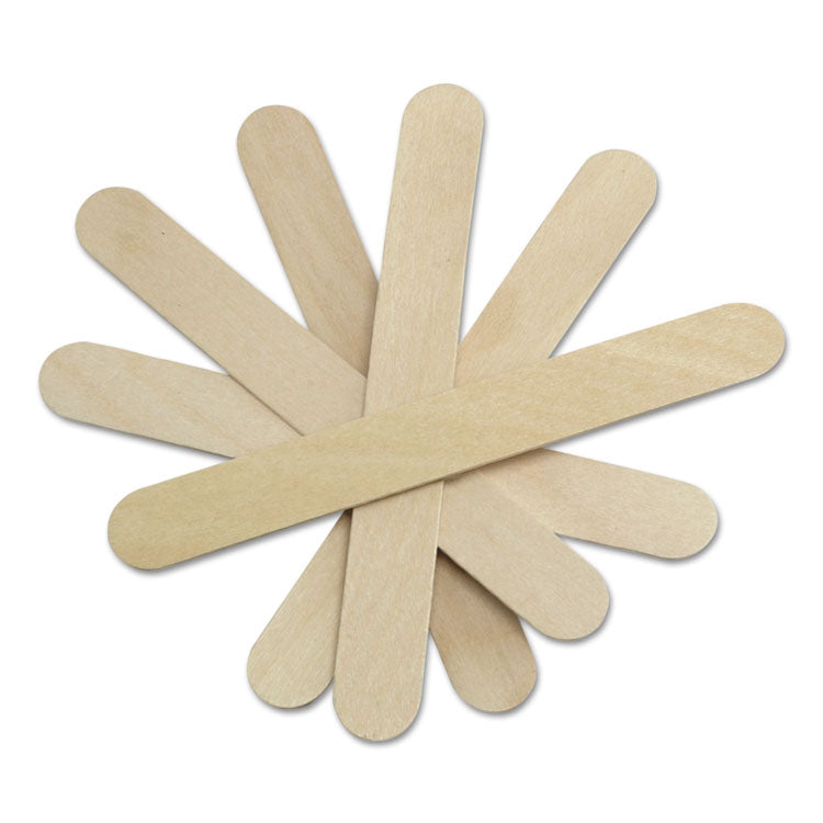 Sterile Tongue Depressors, Wood, 6" Long, 100/box