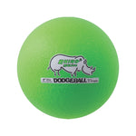 Champion Sports Rhino Skin 6" Foam Dodgeball Set, Neon Green, 6/Set (CHSRXD6NGSET)
