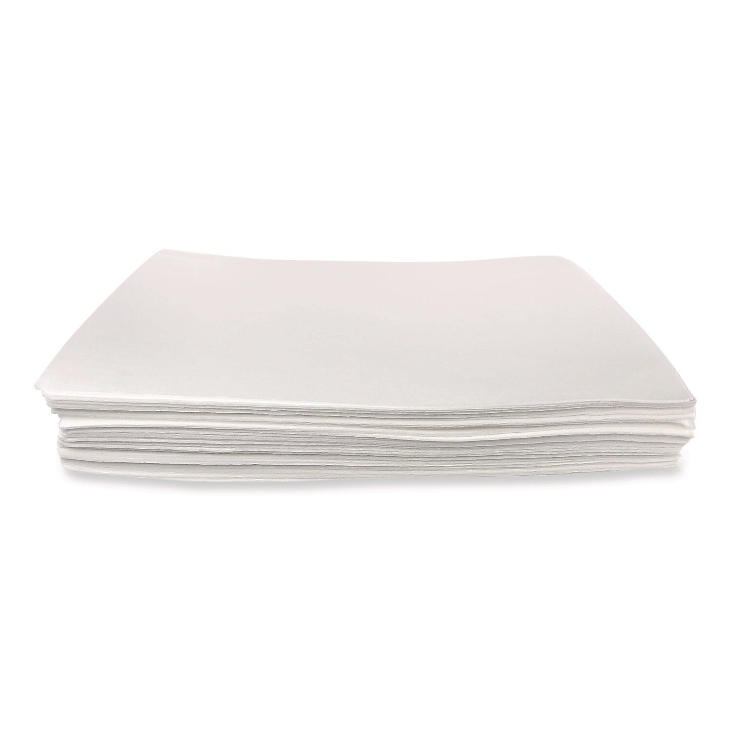Quick Dam Mighty Mat Multipurpose Sorbent Pads, 16" x 18", Up to 6 Gallons, 50/Pack (PUCL50)