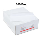 Staples Gummed #10 Business Envelope, 4 1/8" x 9 1/2", White Wove, 500/Box (SPL381937)