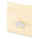 Pocket Project Folders, 3-Hole Punched, Letter Size, Manila, 15/pack