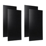 Triton Products HDF Pegboard 24" x 48" x 1/4", Set of 4 (TPB-4BK)