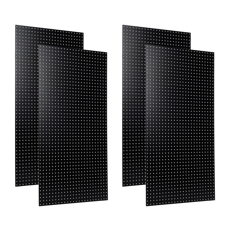 Triton Products HDF Pegboard 24" x 48" x 1/4", Set of 4 (TPB-4BK)