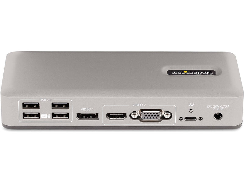 StarTech Universal Docking Station for USB-C and Thunderbolt 3/4 laptops Laptop (101N-USBC-DOCK)