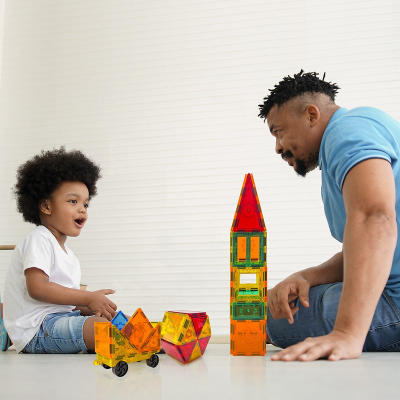 Tytan Toys Magnetic Tiles & Building Blocks, 100 Pieces (ACTYT002)