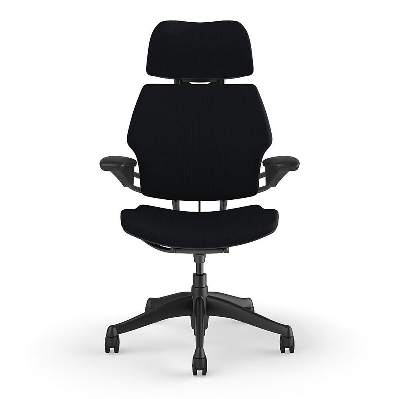 Humanscale Freedom Headrest Ergonomic Fabric Swivel Task Chair, Black (F211GCF10XFSHNSC)