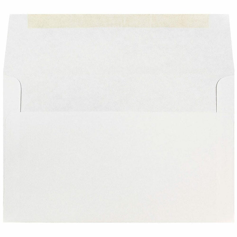 JAM Paper A10 Booklet Envelope 6" x 9 1/2", Bright White, 50/Pack (12039-50)