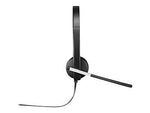 Logitech® H650e USB Stereo Binaural Headset With Noise Cancelling Microphone