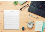Better Office To-Do List Notepad, 8.5" x 11", Project-Ruled, White/Black, 50 Sheets/Pad (25832)