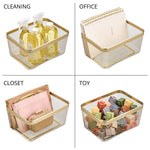 mDesign Steel Organizer, Soft Brass (25956)