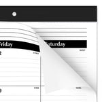 2026 AT-A-GLANCE 21.75" x 17" Monthly Desk Pad Calendar, White/Black (SK24-00-26)