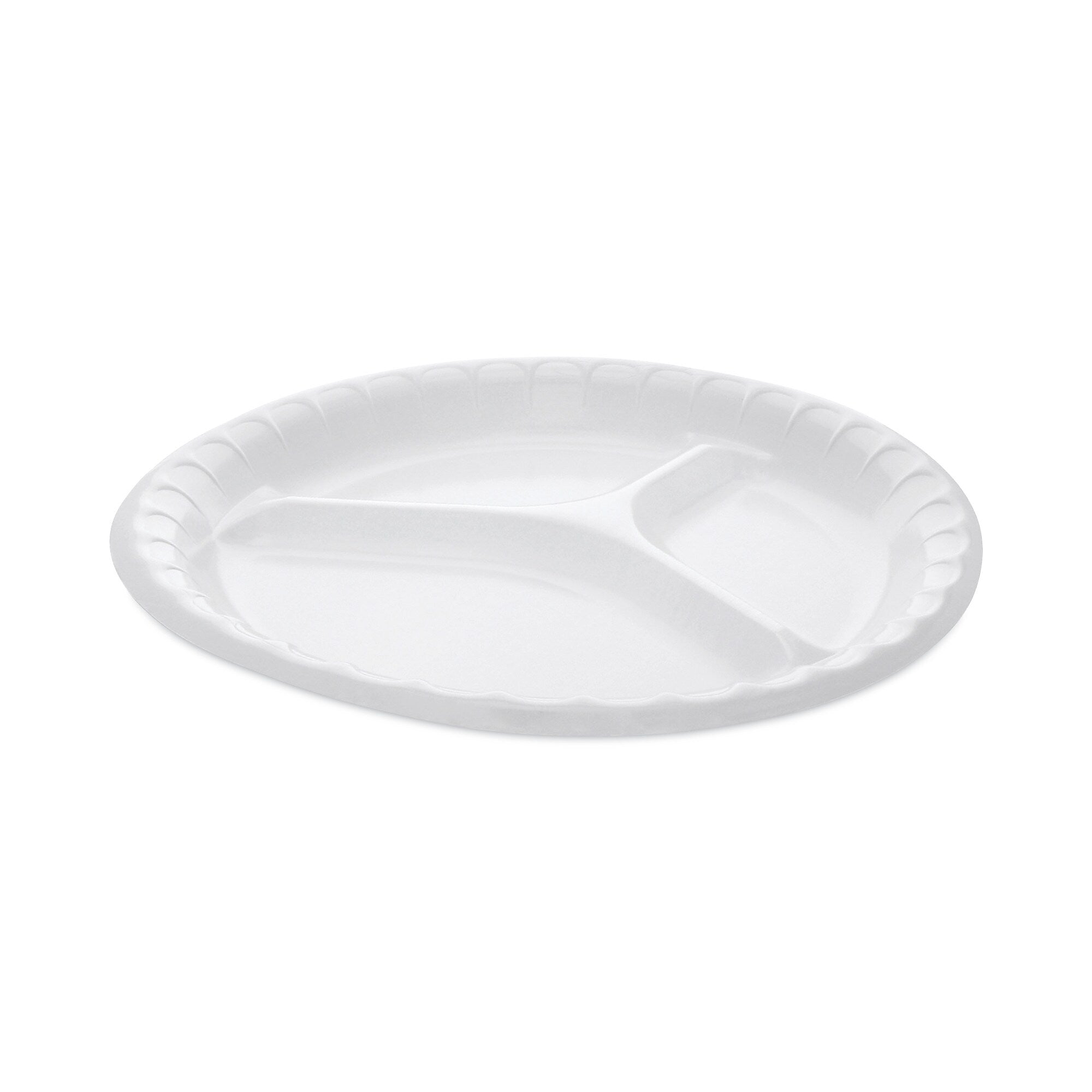 PLATE,10.25" LAM 3COMP,WH