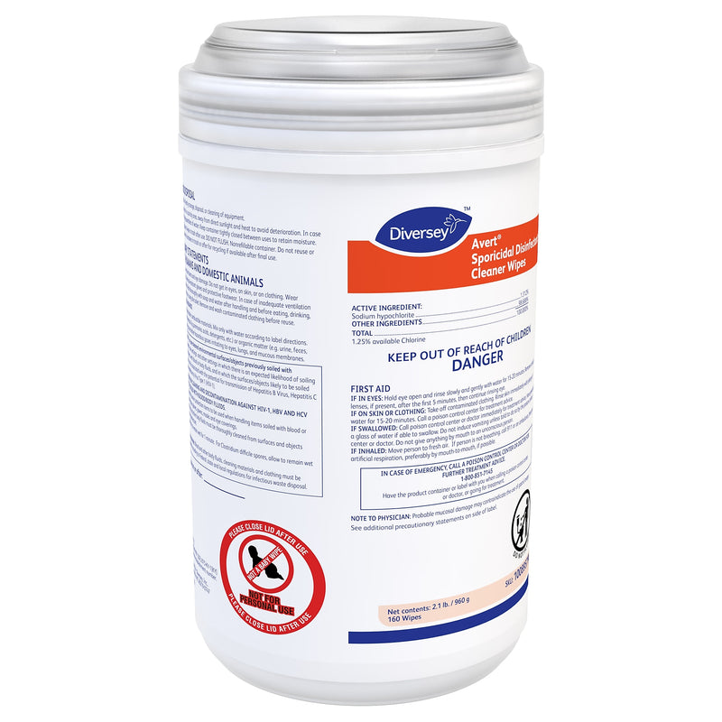Avert Disinfecting Wipes, 160 Wipes/Container (100895790)