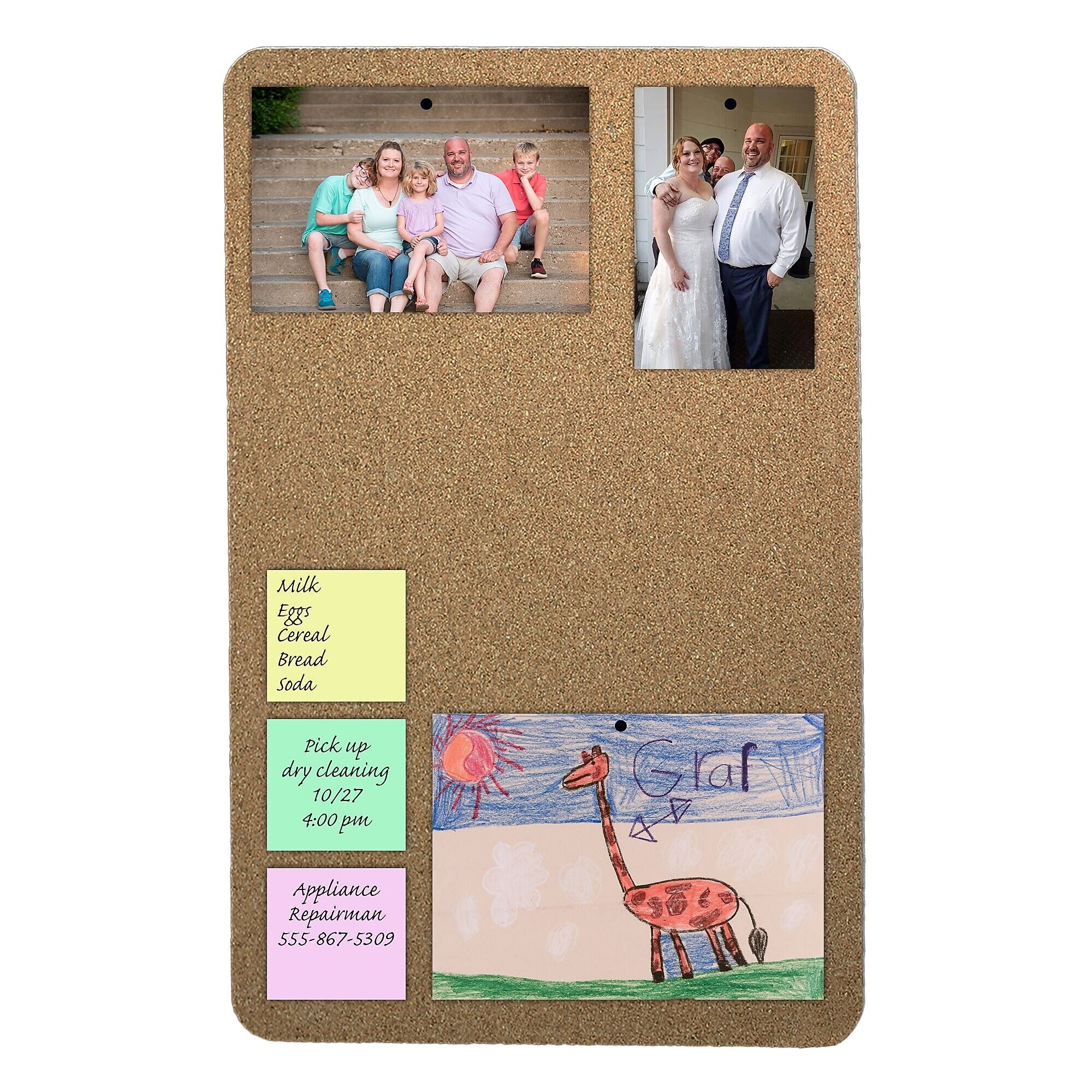 Flipside Cork Bulletin Board, 2' x 1.5', 5/Carton (10086)