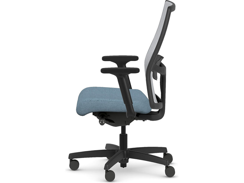 HON Ignition 2.0 Fabric/Mesh Swivel Task Chair, Carolina/Black (HIWMMKD.Y2.A.H.IF.HAML21.BL.SB.T)