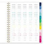 2025-2026 AT-A-GLANCE Simplified by Emily 8.5" x 11" Academic Weekly & Monthly Planner, Poly Cover, Lilac Plaid (EL39-901A-26)