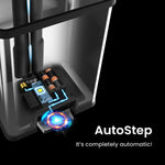 halo TapCan Stainless Steel Rectangular Pedal Sensor Trash Can with AbsorbX Odor Control System, Black Trim, 13 Gal. (TC13SB)