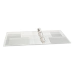 Touchguard Protection Heavy-Duty View Binders With Slant Rings, 3 Rings, 1.5" Capacity, 11 X 8.5, White