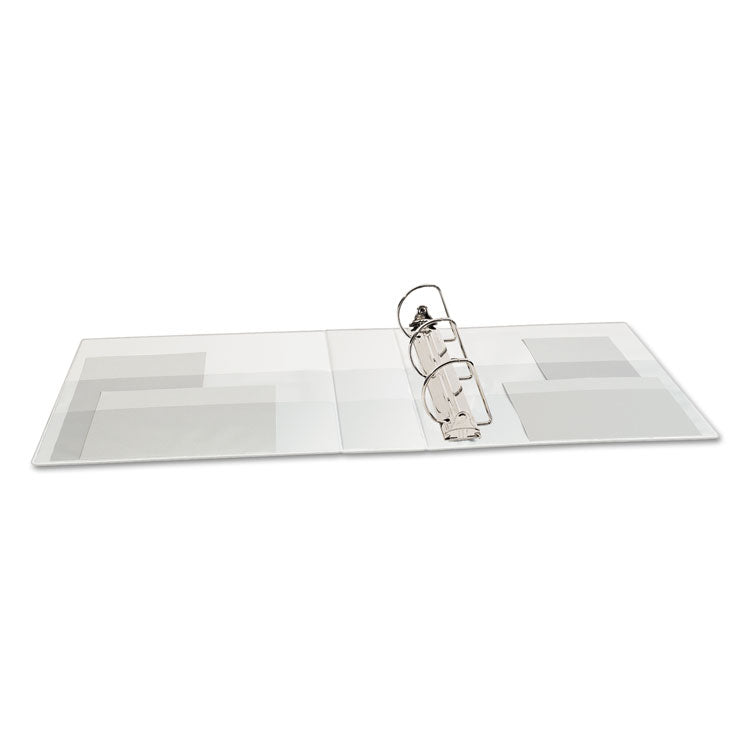 Touchguard Protection Heavy-Duty View Binders With Slant Rings, 3 Rings, 3" Capacity, 11 X 8.5, White