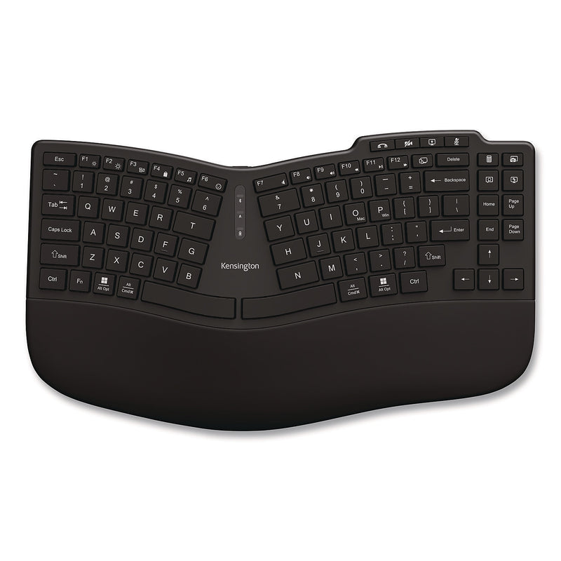 Kensington Pro Fit Ergo KB675 EQ TKL Wireless Ergonomic Keyboard, Black (KMW75491)