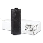 Interplast Linear Low Density Polyethylene, LLDPE, 1.5 mil Black 38X58 , 20 Bags/Roll 5 Rolls/Case