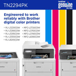 Brother TN2294PK Black/Magenta/Cyan/Yellow Standard Yield Toner Cartridges