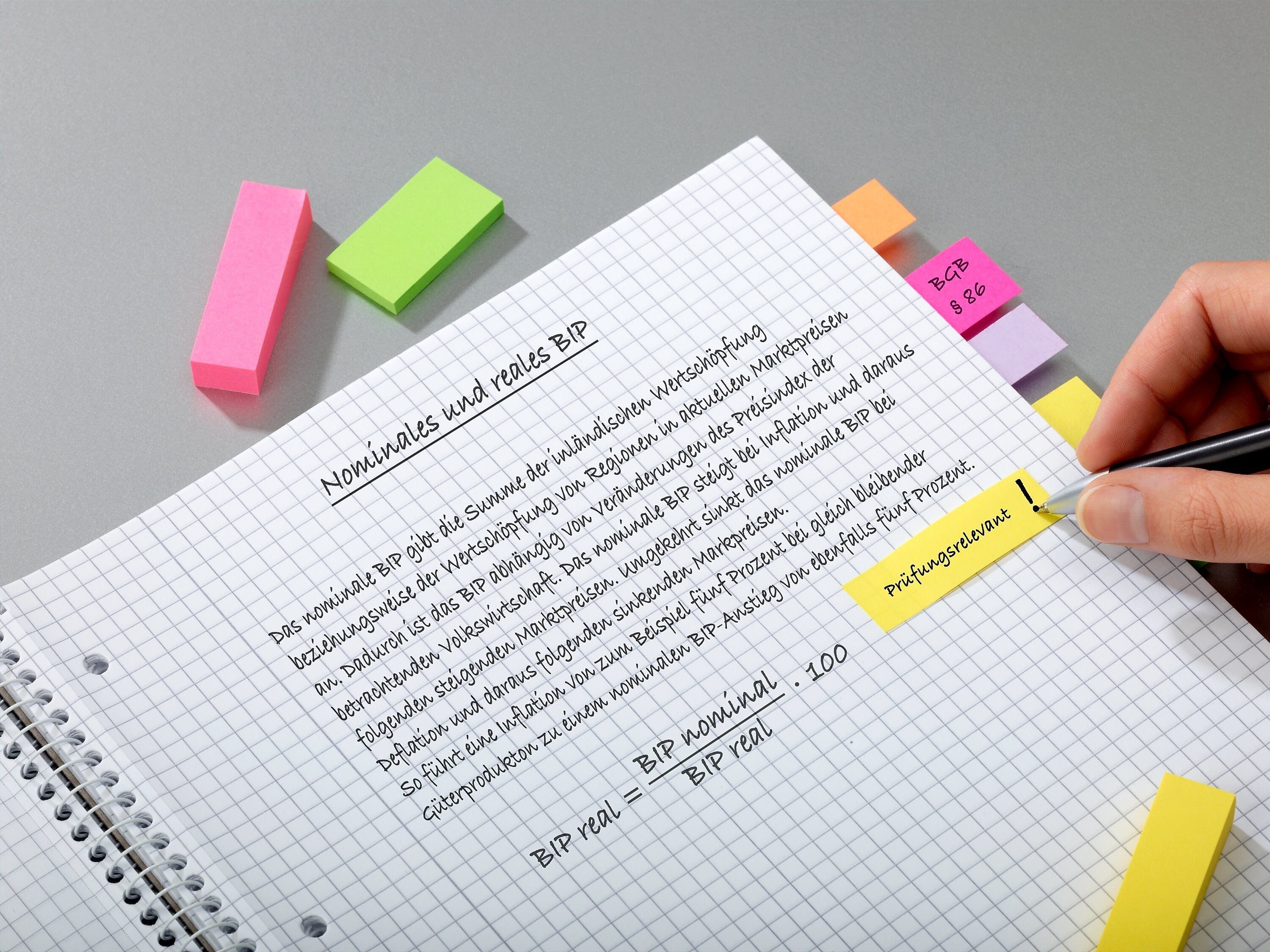 Post-it Page Marker, Assorted Colors, .5 in. x 1.7 in., 100 Sheets/Pad, 5 Pads/Pack (6705AU)